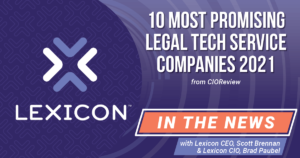 Lexicon Receives Cover Story Treatment in CIO Review Magazine